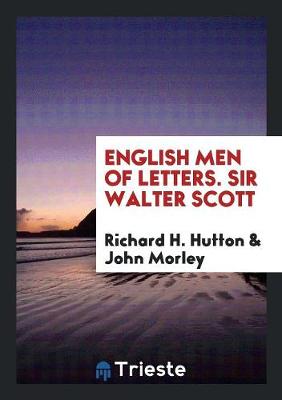 Book cover for English Men of Letters. Sir Walter Scott