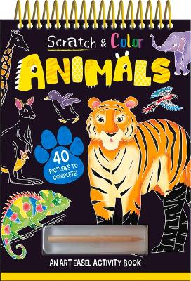 Cover of Scratch and Color Animals