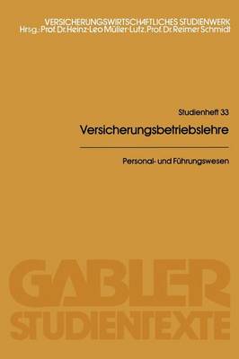 Book cover for Personal- und Führungswesen