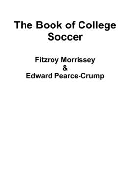 Book cover for The Book of College Soccer