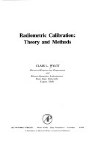 Cover of Radiometric Calibration