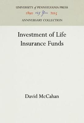 Cover of Investment of Life Insurance Funds