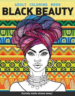 Book cover for Black Beauty Adults Coloring Book