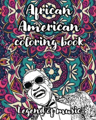 Book cover for African american coloring book