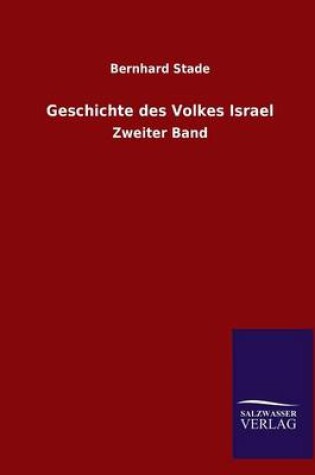 Cover of Geschichte Des Volkes Israel