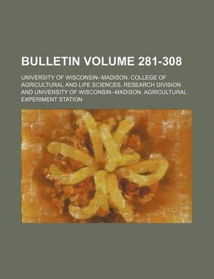 Book cover for Bulletin Volume 281-308