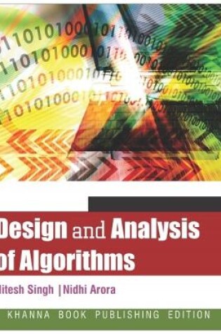 Cover of Design & Analysis of Algorithms