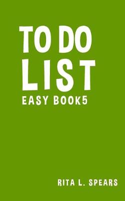 Book cover for To Do List Easy Book5