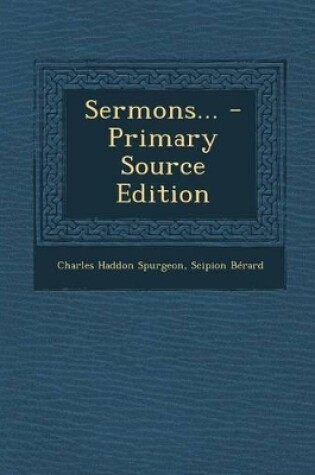 Cover of Sermons... - Primary Source Edition