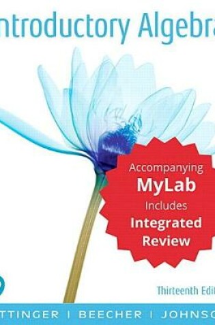 Cover of Introductory Algebra with Integrated Review Plus Mylab Math with Pearson Etext -- Access Card Package