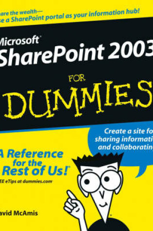 Cover of Microsoft SharePoint 2003 For Dummies