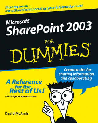 Book cover for Microsoft SharePoint 2003 For Dummies