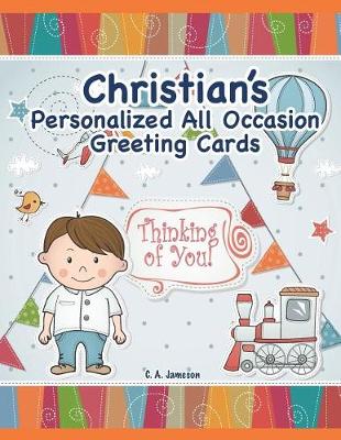 Book cover for Christian's Personalized All Occasion Greeting Cards