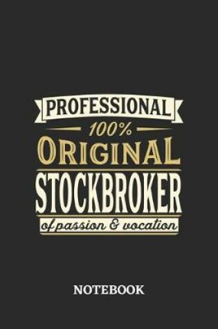 Cover of Professional Original Stockbroker Notebook of Passion and Vocation