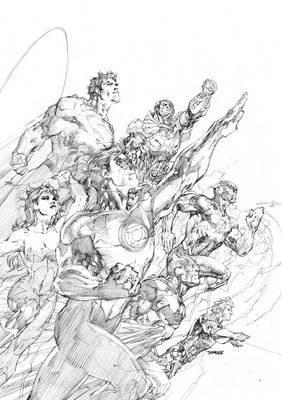 Book cover for Justice League Unwrapped By Jim Lee
