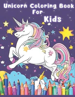 Book cover for UnicornColoring Book For Kids