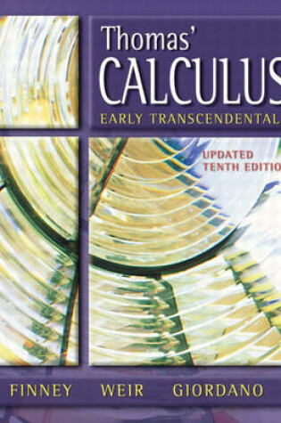 Cover of Thomas' Calculus, Early Transcendentals, Updated