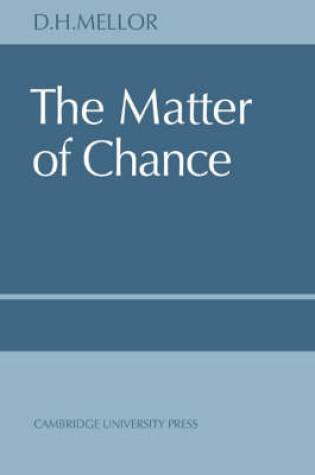 Cover of The Matter of Chance