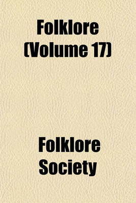 Book cover for Folklore (Volume 17)