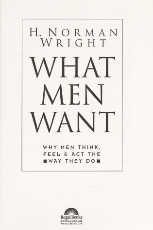 Cover of What Men Want