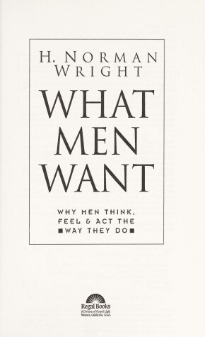 Book cover for What Men Want