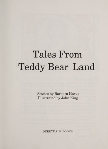 Book cover for Tales from Teddy Bear Land