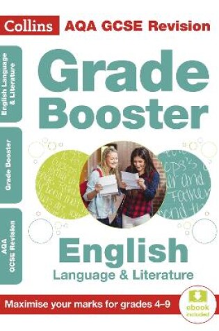 Cover of AQA GCSE 9-1 English Language and Literature Grade Booster (Grades 4-9)