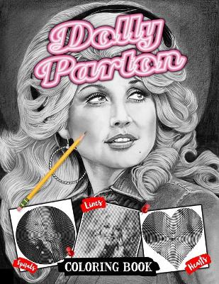 Book cover for Crush And Color Dolly Parton Coloring Book