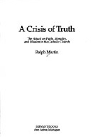 Cover of Crisis of Truth