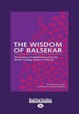 Book cover for The Wisdom of Balsekar