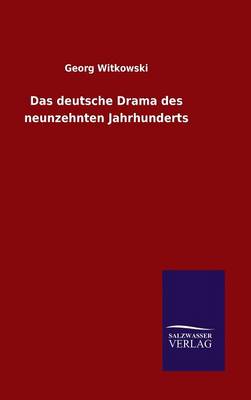 Book cover for Das deutsche Drama des neunzehnten Jahrhunderts