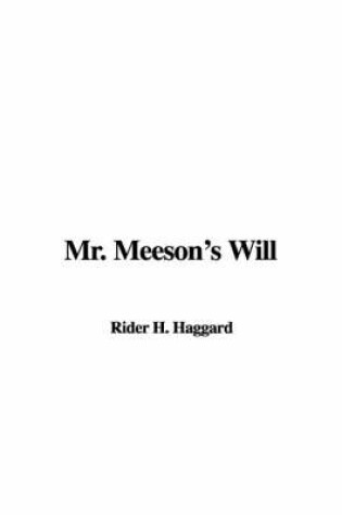 Cover of Mr. Meeson's Will