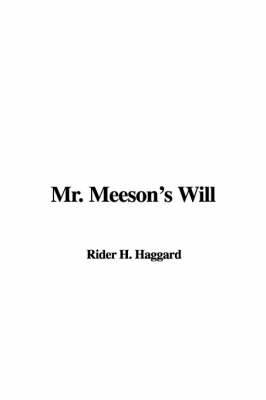 Book cover for Mr. Meeson's Will