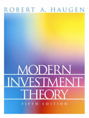 Book cover for Valuepack:modern Investment Theory:united states Edotion with options, futures and other derivates:united states edition and performing financial studies:a methodological cookbook and psychology of investing, The united states edition.