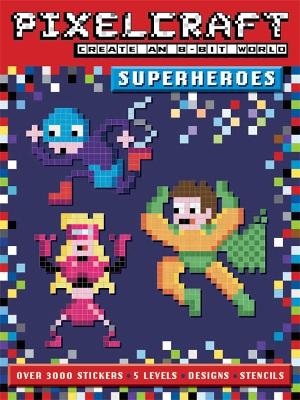 Book cover for PixelCraft Superheroes