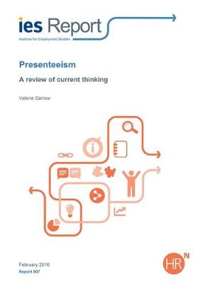 Book cover for Presenteeism: A review of current thinking