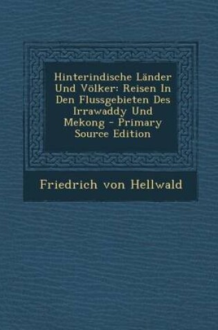 Cover of Hinterindische Lander Und Volker