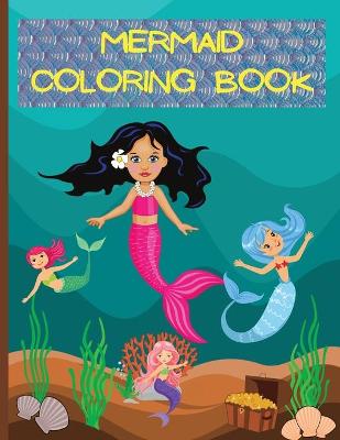 Book cover for Mermaid Coloring Book