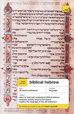 Book cover for Teach Yourself Biblical Hebrew