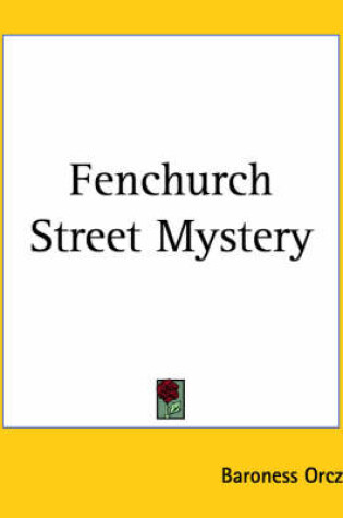 Cover of Fenchurch Street Mystery