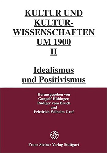Book cover for Kultur- Und Kulturwissenschaften Um 1900, Band II