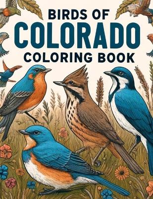 Book cover for Birds of Colorado Coloring Book