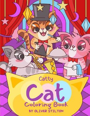 Book cover for Catty Cat Coloring Book