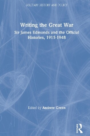 Cover of Writing the Great War