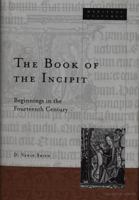 Cover of Book Of The Incipit