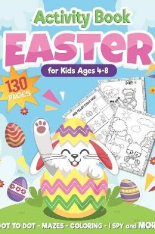 Cover of Easter Activity Book for Kids Ages 4-8