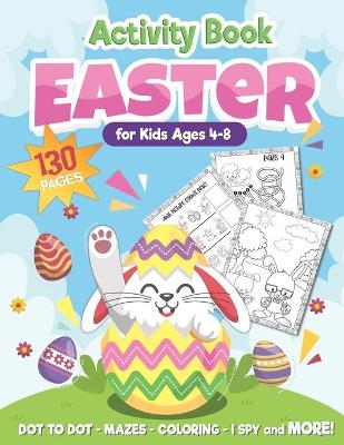 Book cover for Easter Activity Book for Kids Ages 4-8