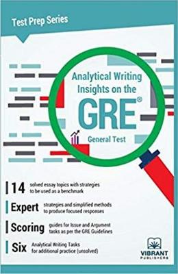 Book cover for Analytical Writing Insights on the revised GRE General Test