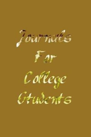 Cover of Journals For College Students