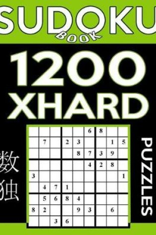 Cover of Sudoku Book 1,200 Extra Hard Puzzles